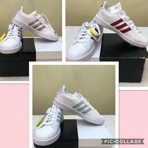 NWT Adidas Striped Cloud Foam Advantage Sneakers